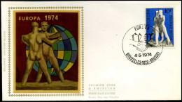 1715 - FDC Zijde - Europa  #5 - 1971-1980