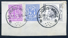 1850 + 854 + 1744 Stempel/cachet : St.-Joris-Winge, 7 Puntjes, Gegroepeerd En Letter B - 1977-1985 Cifra Su Leone