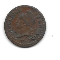 France 1 Centime L'An 8 A (255) - 1792-1804 1ère République (An I – An XII)