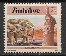 ZIMBABWE - 1985 - N°YT. 95 - Eléphant - Neuf Luxe ** / MNH / Postfrisch - Elephants