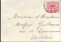 Kleine Envelop / Petite Enveloppe Met N° 859 - 1951-1975 Leone Araldico