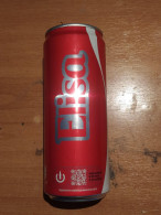 Lattina Italia - Coca Cola -  Nomi 2025 - Elisa  ( Vuota ) - Lattine