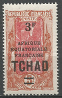TCHAD  N° 50a Sans Point Après F NEUF* TRACE DE CHARNIERE  / Hinge  / MH - Ongebruikt