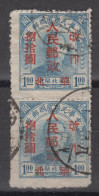 NORTH CHINA 1949 - Northeast Province Stamp Overprinted PAIR - Nordchina 1949-50