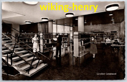 Delcampe - Dortmund - S/w Großer Lesesaal In Der Stadtbibliothek Und Landesbibliothek Am Hansaplatz - Dortmund