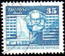 Rda Poste Obl Yv:2149 Mi:2506 Karl-Marx Stadt (Beau Cachet Rond) - Karl Marx