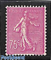 France 1924 75c, Stamp Out Of Set, Mint NH - Neufs