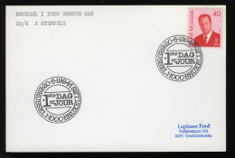 2560 - Koning Albert II - 40F -  1ste Dag Afstempeling - Stempel: Brussel-Bruxelles - 1993-2013 Rey Alberto II (MVTM)