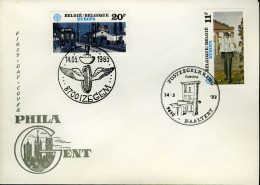 2092/93 - Europa 1983 - FDC - Phila Gent - Stempel: Izegem - Haaltert - 1981-1990