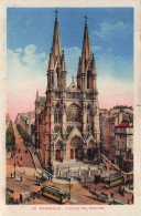 FRANCE - Marseille - Eglise Des Réformés - Architecture - Tympan - Rosace - Flèche - Transport - Carte Postale Ancienne - Unclassified