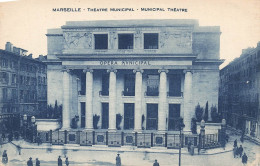 FRANCE - Marseille - Théâtre Municipal - Architecture - Colonne - Baie - Place - Rue - Animé - Carte Postale - Other & Unclassified