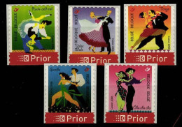 België 3571/75 - De Dans - La Danse - Uit Postzegelboekje B68 - Onder Ongetand - Non Dentelé En Bas - Neufs