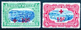 [-50%] Timbres - Congo Belge - 1918 - COB 72/80* - Cote 275 - Unused Stamps