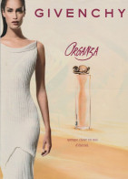 Publicité Papier - Advertising Paper -  Givenchy - Advertisings (gazettes)