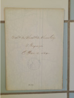 NICE CARTE D'ETAT MAJOR DU 13eme BATAILLON DE CHASSEURS A PIED DE CHAMBERY 1886 - Topographische Karten