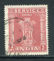 INDE- Service Y&T N°33- Oblitéré - Official Stamps