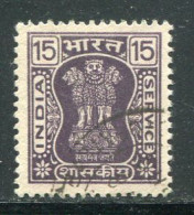 INDE- Service Y&T N°84- Oblitéré - Official Stamps