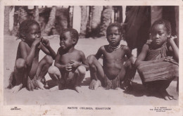 Delcampe - SUDAN  RPPC  -  NATIVE CHILDREN , KHARTOUM Sudan - 14 X 9 CM - A 15 - Sudan