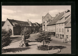 AK Hettstedt /Südharz, Marktplatz Mit Passanten - Hettstedt