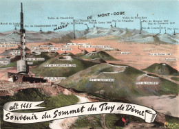 SOUVENIR - Puy De Dôme - Sommet - Tour De Télévision - JB Mathon Et Trouilhot - Photo - CIM - SPADEM - Carte Postale - Greetings From...