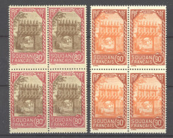 Soudan :  Yv  76-77  **  Blocs De 4 - Nuevos