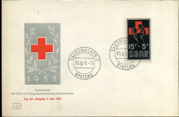 Saar - FDC - Rotes Kreuz - Mi 360 - FDC