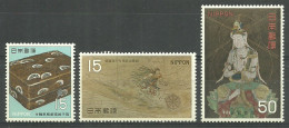 Japan 1968 Mi 996-998 MNH  (ZS9 JPN996-998) - Buddhism