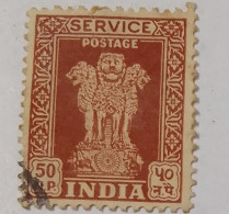 Q) ..Inde..indian India  Used STAMP - Official Stamps