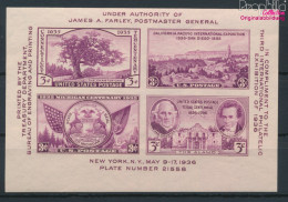 USA Block7 (kompl.Ausg.) Postfrisch 1936 3.intern.Briefmarkenausstellung (10737282 - Ongebruikt