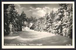 AK Holzhau I. Erzgeb., Winterstimmung Am Torfhaus - Holzhau