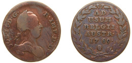 1789 2 Liards / 2 Oorden - Joseph II - Autriche