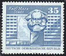 Rda Poste Obl Yv:1506 Mi:1821 Karl-Marx Stadt (cachet Rond) - Karl Marx