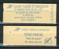 CE-1 SPM Carnet N° C464A ** Complet Et Fermé   .    A Saisir !!! - Cuadernillos