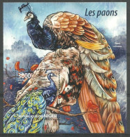 Niger 2015 Mi Block 430 MNH  (ZS5 NGRbl430(ols)) - Peacocks