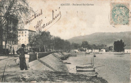 Delcampe - 20 Corse Ajaccio Boulevard Roi Gerome CPA Cachet 1906 - Ajaccio