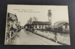Cartolina Vicenza - Borgo S. Felice E Torre Stile Romano Bizantino - Vicenza