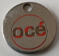 Jeton De Caddie - Océ - Les Solutions Pour Copier  Imprimer Et Tracer - En Métal - (1) - - Gettoni Di Carrelli
