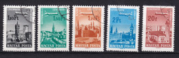 Timbre(s) Oblitéré(s) Hongrie Année 1966-67 P.A. N ° 279/282/283/284/285   Thème Avions Réf 9138 - Used Stamps