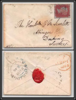 11098 N°3 Victoria 1845 Pour Dorking Surrey LSC Cachet De Cire Lettre Cover Great Britain England - Briefe U. Dokumente