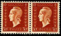 France Poste N** Yv: 683 Mi:710 Marianne De Londres Dulac Paire - 1944-45 Marianne De Dulac