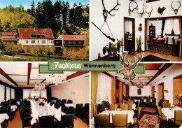 Wuennenberg Hotel Pension Jagdhaus Gastraum Jagdtrophaeen - Bad Wünnenberg