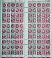 FRANCE FEUILLE COMPLETE 100 TIMBRES  N°505 NEUFS**. BONNE VALEUR - Neufs