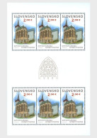 SLOVAKIA 2025 ARCHITECTURE Religious Buildings CHURCHS CHAPEL - Fine Sheet MNH - Ongebruikt