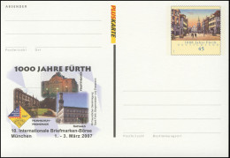 PSo 95 Briefmarken-Börse München - 1000 Jahre Fürth 2007, ** - Cartoline - Nuovi