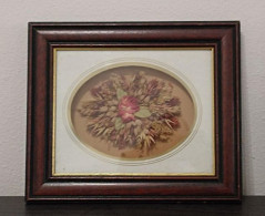 VENDO OBRA DE ARTE BOTANICA VINTAGE DE LOS AÑOS 70 ,IN 3 DIMENSIONES, COMPOSICIÓN DE FLORES NATURALES SECOS ,PRESERVADOS - Sonstige & Ohne Zuordnung