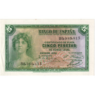 Espagne, 5 Pesetas, SPL - 5 Pesetas