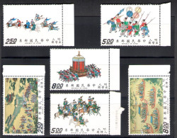 1972 Formosa,Taiwan - Yvert 830/832 + 838/840 La Processione Imperiale - Valori Alti - MNH** - Other & Unclassified