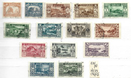 GRAND LIBAN N° 128/148 DZJG 129/134/135 PAYSAGES LIBANAIS OBL - Gebruikt