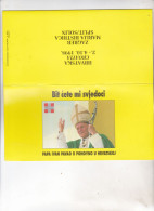 3  TESSERE  TELEFONICHE IN  FOLDER  ORIGINALE. .  HRWATSKA -  CROATIA - 1998   PAPA  GIOVANNI PAOLO II. - Croatia