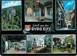Delcampe - A5103 Germany Gruss Aus Der Burg Eltz Several Views - Castillos